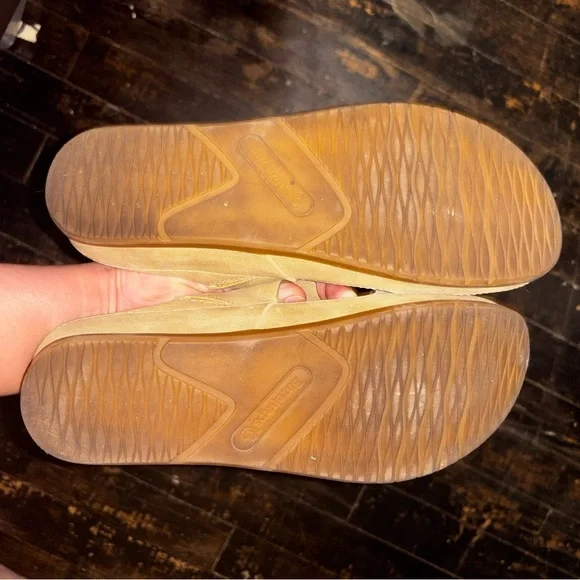 Beige Cork Footbed Sandals - Picture 5 of 5